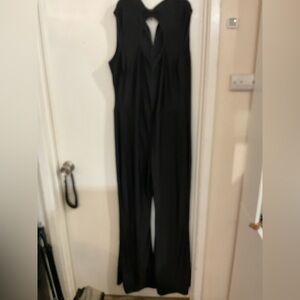 Fashion Nova Black Wide-Leg Jumpsuit